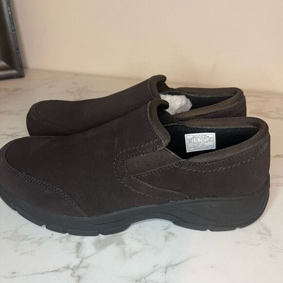 Lands End All Weather Moc Dark Brown Suede size 9.5 - Picture 3 of 10